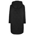 thumbnail image 5 of Vedolay Warm Winter Coats for Women Long Sleeve Cardigan Coats Open Front Button Down Loose Coats Black,One Size, 5 of 5