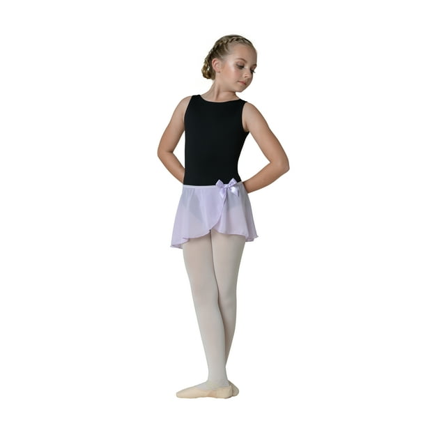 Jupe de Danse Danz N Motion Ballet Grand Enfant à Enfiler en Chiffon Lyrique Transparent
