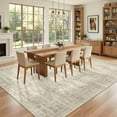 thumbnail image 3 of Roxstand Washable Rugs 9x12, Vintage Distressed Area Rugs for Living Room, Non Slip Accent Bedroom Rug (9'x12', Beige), 3 of 9