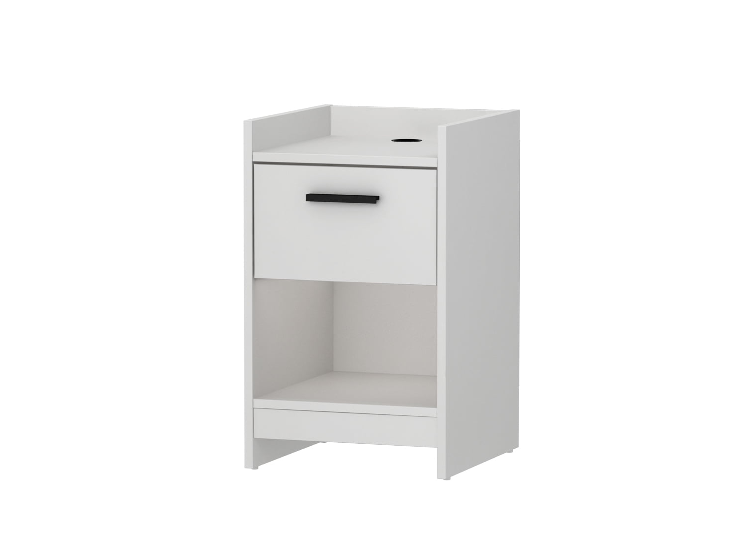 Homestar Central Park 1 Drawer Nightstand Multiple Finishes Walmart Com Walmart Com