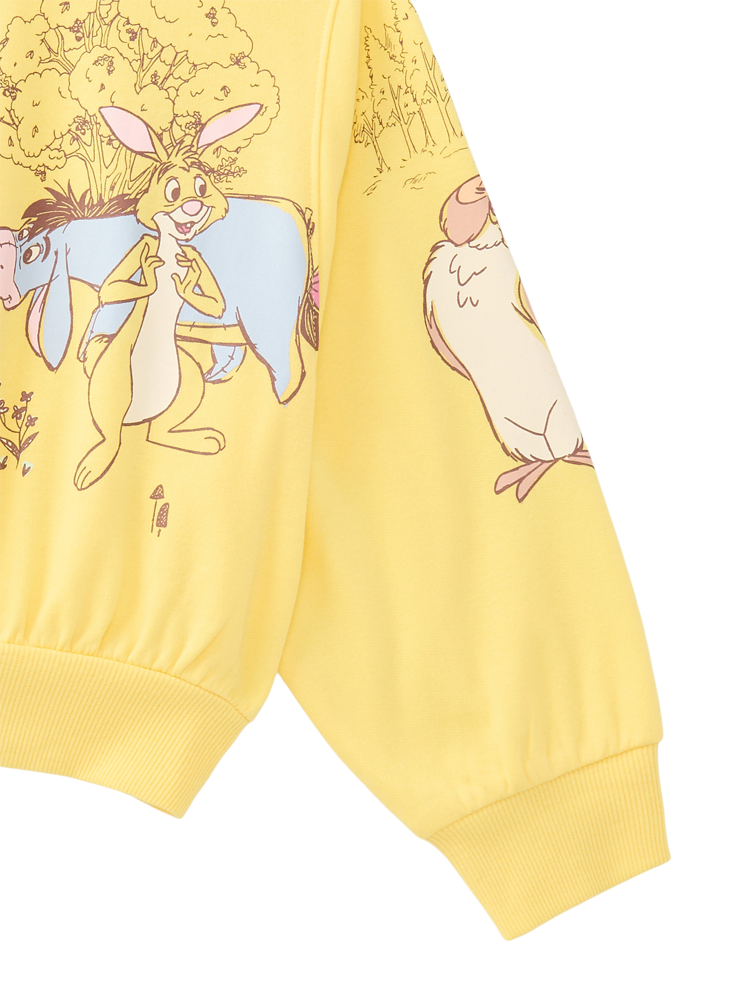 Disney's Winnie the Pooh and Friends Girls Graphic Fleece Crew Pullover, Sizes 4-16