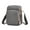 Gray, variant on Small Nylon Purse Mini Crossbody Bag Travel Shoulder Bag Multi Zipper Pockets