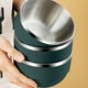 thumbnail image 5 of Pisexur Batería de cocina Cuenco grande de acero inoxidable, vajilla, cuenco portátil para fruta, cuenco aislado, cuenco de acero inoxidable apilable y encajable. para la cocina del hogar, 5 of 6