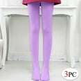 thumbnail image 3 of Funicet Tights Women's All Age Thin Velvet Dance Socks Base Socks Pantyhose On Purple B L, 3 of 6