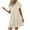🌴Beige🌴, variant on Fartey Summer Lapel Collared Dresses for Women 2025 Solid Color Short Sleeve Mini Dress Elegant Textured Shirt Dresses Button Down Beach Sundress Pink L
