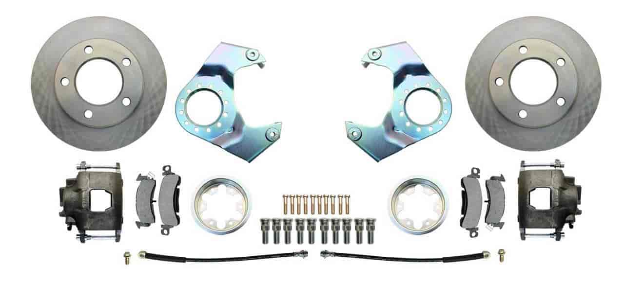 JEGS 630120 Front Full Wheel NonPower Disc Brake Kit Fits Select 1946