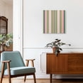 thumbnail image 3 of Framed Canvas Wall Art for Living Room Sage Green Striped Wall Decor, Geometric Pink Stripes Aesthetic Paintings for Bedroom Office Kitchen Bathroom, Ready to Hang Artwork Wall Pictures 8x8 Inch, 3 of 9