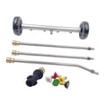 thumbnail image 4 of Zorion Frame Cleaner Compatible with Pressure Washer, Bottom Sprayer, Extension Bar and Black Wheels, 4 of 9