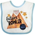 thumbnail image 3 of Inktastic Future Bowler Bowling Ball and Pins Boys or Girls Baby Bib, 3 of 4