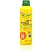 Alba Botanica Very Emollient, Active Kids Spray Sunscreen SPF 50 6 oz