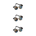 thumbnail image 4 of yingyy Unique Steampunk Style Glasses with Distinctive Vintage for Halloween Rivet Retro Type 2 3Set, 4 of 6