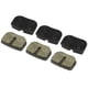 thumbnail image 1 of 6uds Disco Freno Pinza Pastillas Reemplazo para Motocicleta Negro Fibra, 1 of 1