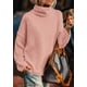 thumbnail image 2 of Suéter PRETTYGARDEN Cuello Alto Manga Larga Rosa Talle S, 2 of 7