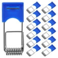 thumbnail image 1 of MOVTOTOP 100Pcs Panel Light Spring Clip Downlight Retaining Clamp Light Securing Clips Recessed Light Retaining Clip, 1 of 7