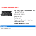 thumbnail image 2 of Left Valve Cover - Compatible with 2002 - 2004 INFINITI I35 2003, 2 of 2