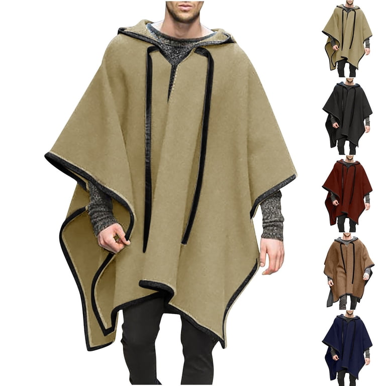 Poncho Men & Women - Steampunk Gothic Hooded Fashion Poncho