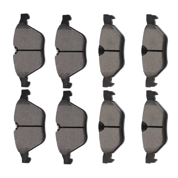 ECCPP 8PCS Brake Pads Fits 2007-2008 for BMW 328xi 3.0L 2007-2013 for BMW 328i 3.0L Front Rear Left Right