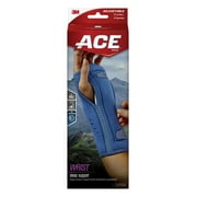 ACE Brand Night Wrist Sleep Support, Blue  One Size Fits Most