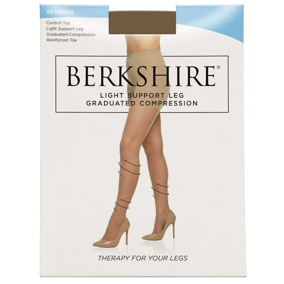 Berkshire Womens Light Graduated Compression Support Pantyhose Style-8101