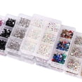 thumbnail image 4 of 1000Pcs Decorations Nail Art 3D Glitter Diamond AB Crystal Gem Nail Rhinestones 09, 4 of 8
