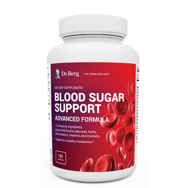 Dr. Berg's Blood Sugar Support Advanced Formula, Includes Berberine
