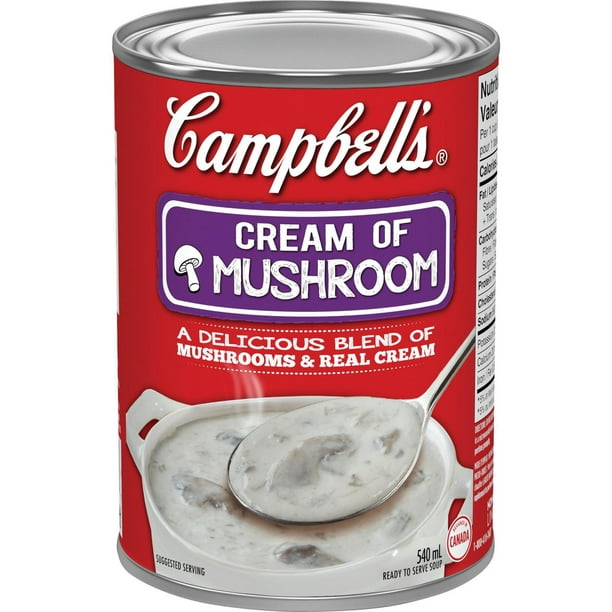 Soupe à la crème de champignons de Campbell's 540 ml