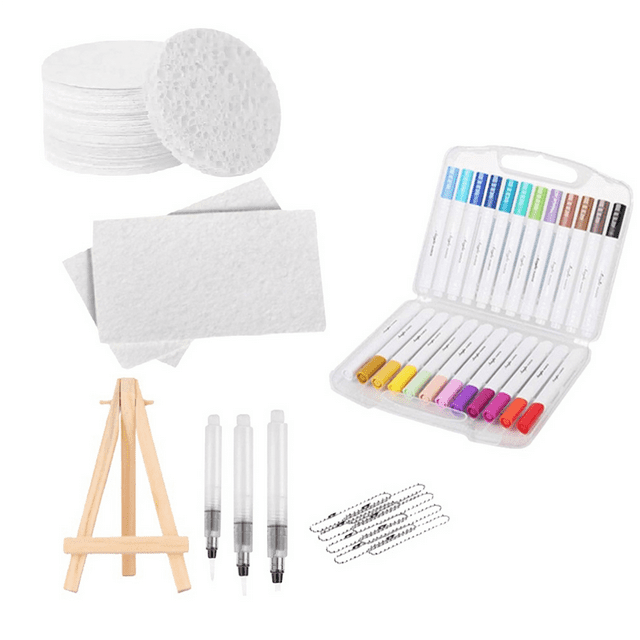 NEW DIY Kids Magic Puffy Paint with Drawing Pens with Easel Magic Texture Painting Kit 3D Magic Foam Texture Painting