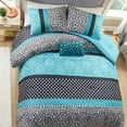 thumbnail image 5 of Mi Zone Full/Queen Teal Leopard Print Kids Comforter Set 4 Piece Polka Dot Dorm Bedding Sets with Matching Sham and Decor Pillow, 5 of 8