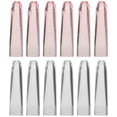 thumbnail image 1 of MOVTOTOP 12pcs Transparent Pencil Caps Plastic Protective Lids for Students Stationery, 1 of 7