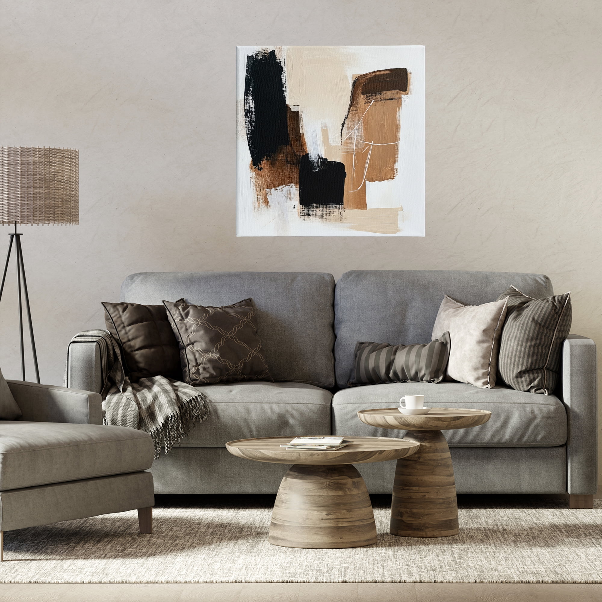 Stupell Industries Earthy Hues Neutral Balance Canvas Wall Art, design by Petal Prints Design