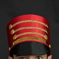 thumbnail image 5 of Nutcrackers Soldier Tall Hat Stage Performances Hat Warm Comfortable Hat for Holiday Celebrations White, 5 of 5