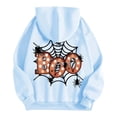 thumbnail image 5 of XXWXYD Girls Halloween 𝖦host Pumpkin Hoodies Oversized Pullover, Pockets Long Sleeve Sweatshirt Comfy Fall Clothes Sp𝗈oky Season Cute Top, 5 of 6