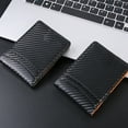 thumbnail image 4 of Portatarjetas de fibra con bloqueo RFID, 0,5 mm de grosor, 6 ranuras, cartera minimalista de PVC para tarjetas de crédito y billetes, 4 of 4
