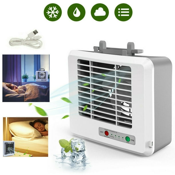 Portable Air Cooler Mini Air Conditioner Personal Evaporative Cooler Humidifier