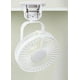 thumbnail image 1 of Ventilador pequeño de 6 pulgadas con cabezal giratorio y vibración, para montaje en pared, luz nocturna, para camping, cocina, miniventilador de mesa pequeño y frío., 1 of 1