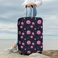 thumbnail image 7 of Susaid Pink Planets And Stars Print Elastic Washable Suitcase Cover with Hidden Zipper, Fits 18-32 Inch Luggage for Protection During Travel-Medium, 7 of 7
