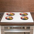 thumbnail image 5 of Stove Burner Covers 4 Pcs for Home Decor Cooktop Decorative ,Bouquet Flowers art, Round Electric Stove Burner Covers 8Inch And 10Inch, 5 of 6