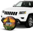 thumbnail image 2 of Kdxio Fall Village Scenery for Tire Cover Wheel Protectors Tyre Covers Weatherproof Wheel Covers Universal Fit for Trailer Rv SUV Truck Camper Travel Trailers 14 inch, 2 of 8