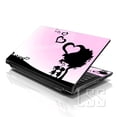 thumbnail image 1 of LSS 17 17.3 Inches Laptop Notebook Skin Sticker Decal Cover for Dell Lenovo Apple Acer Fits 17" to 19" with 2 Wrist Pads - Love Night Heart, 1 of 1