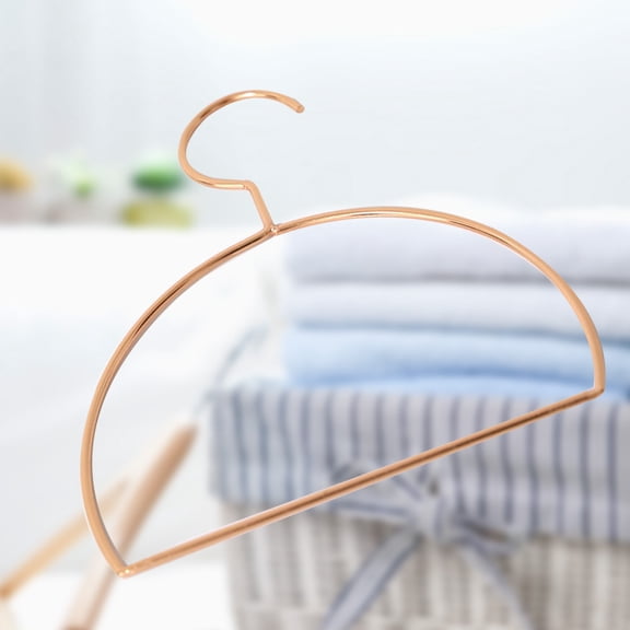 ibasenice Golden Metal Scarf Hanger Easy to Use Semicircle Design for Wardrobes