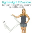 thumbnail image 4 of Vive Stand-Alone Toilet Rail – Safety Frame for Elderly, Handicapped, and Disabled – Fits Most Toilets, Portable, 4 of 10