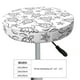 thumbnail image 4 of Disketp Sea Turtle Funda Redonda para Taburete, Funda de Cojín para Silla de Bar Suave y Elástica-13 inch, 4 of 7