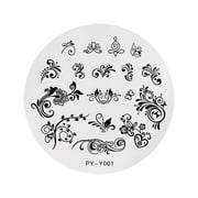 NKOOGH Go Glam Stuff Design Set Styles Nail Stickers Cute Art Art Flower Stencil Nail Geome Different