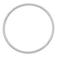 thumbnail image 2 of 14K White Gold bracelet Bangle 8.5 in 3 mm 2.5mm Grooved Slip-on, 2 of 4