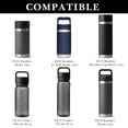thumbnail image 3 of Linkidea 2 Pack Water Bottle Boot Compatible with YETI Rambler Jr. Kids 12oz, Rambler Bottle 12oz/18oz, Yonder 20oz, Silicone Anti-Slip Bottle Bottom Bumper Protector (White), 3 of 6