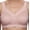 Blush/Blue, variant on Lunaire Women's 2 Pack Wire Free Comfort Bra with Animal Print Lace