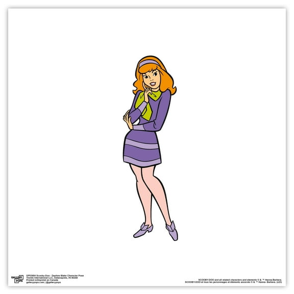 Gallery Pops Scooby-Doo - Daphne Blake Chracter Pose Wall Art, Unframed Version, 12" x 12"