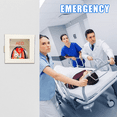 thumbnail image 3 of Plugsharge Non Alarmed AED Defibrillator Wall Mounted Storage Cabinet - 14.5'' x 7'' x 13.75'' Steel AED Holder Defibrillator Cabinet for Emergency at Church, Fitness Center, Home, Office, Warehouse, 3 of 10