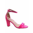 thumbnail image 1 of Rise-7 Women's Open Toe Ankle Strap Buckle Chunky High Heels Sandals Shoes, 1 of 2