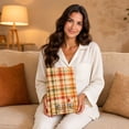 thumbnail image 5 of JHRGJIO Fall Towels Set, Thanksgiving Decorations Indoor Outdoor, Polyester Fiber Pumpkin Maple Leaf Plaid Kitchen Towels for Bathroom Hand Dish Drying Home Fall Decor, 5 of 7